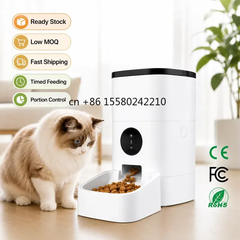 Pet Feeders - 2026 hot 4L WiFi slimme automatische