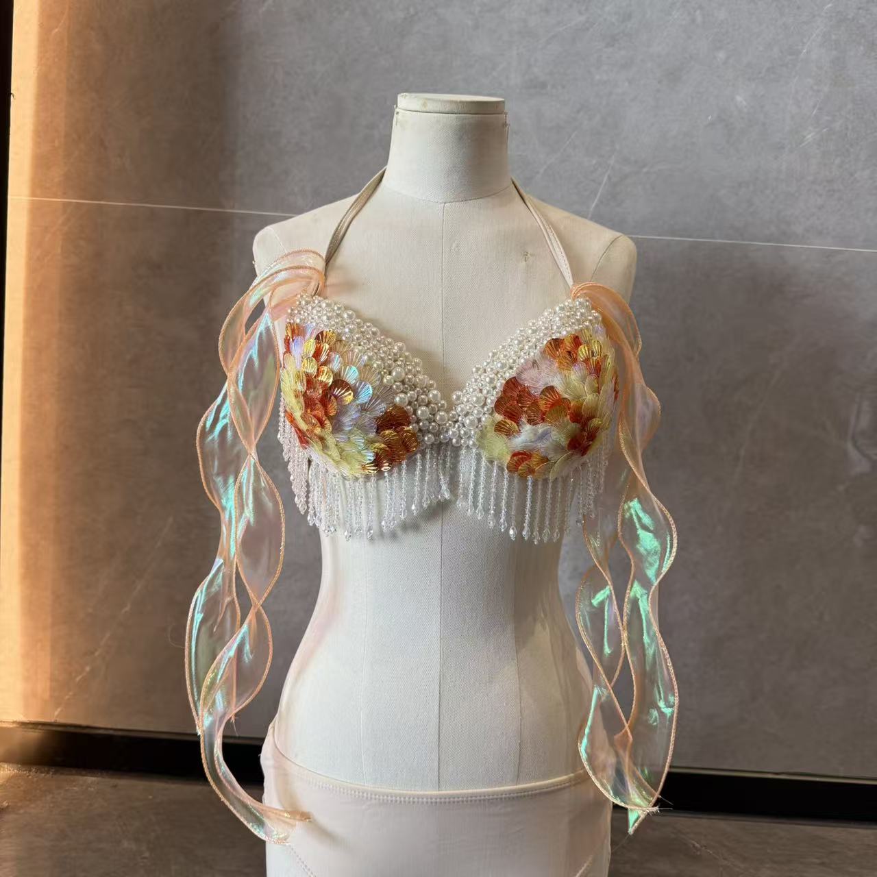 Aquarium - Origineel ontwerp handgemaakte bikini, zeemeermin-performance zwempak