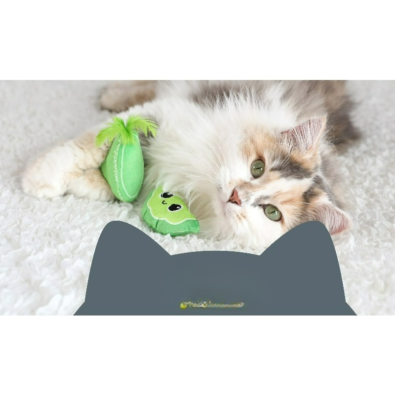 Catnip Interactive Plush Mouse - Muisjager Kattenkruid Interactief Pluche Kattenspeeltje, Grijs,