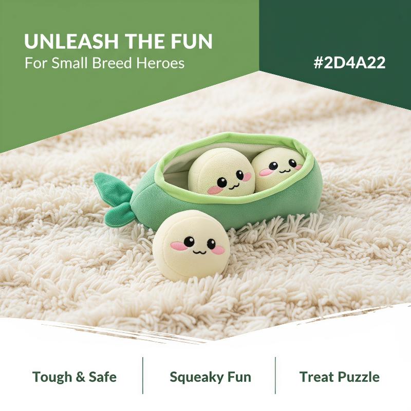 1 Stuk Kleine Honden Erwtenkap - Interactive Squeaky Plush Dog Toy recensie en prijs