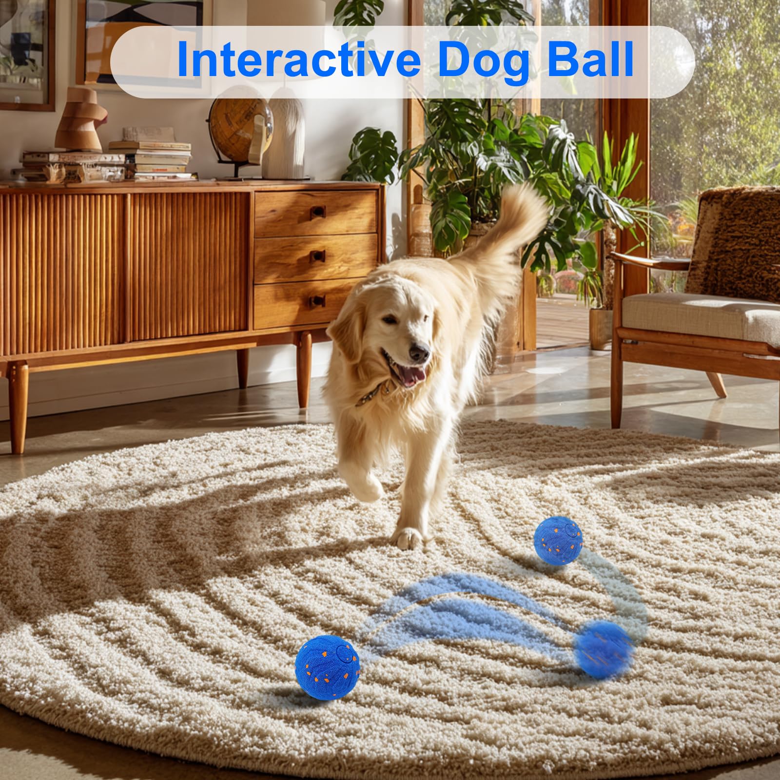 Interactieve hondenbal, automa - Automatic Moving Dog Ball recensie en prijs