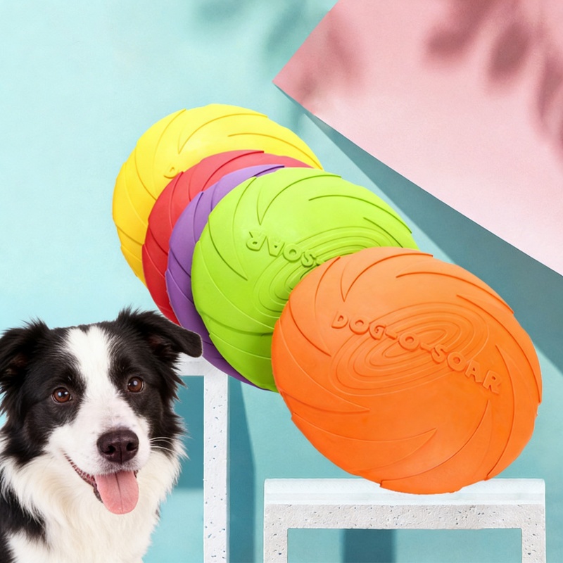 Interactief siliconen vliegend - Flying Disc Dog Training Toy recensie en prijs