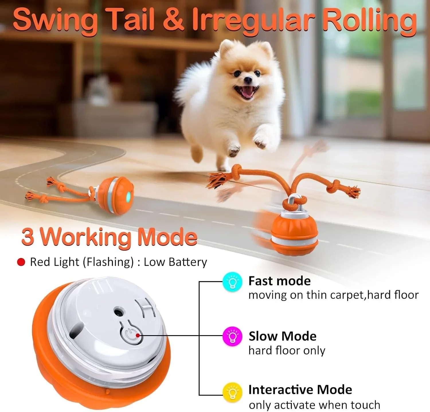 Interactief speelgoed voor hon - Automatic Moving Dog Ball recensie en prijs