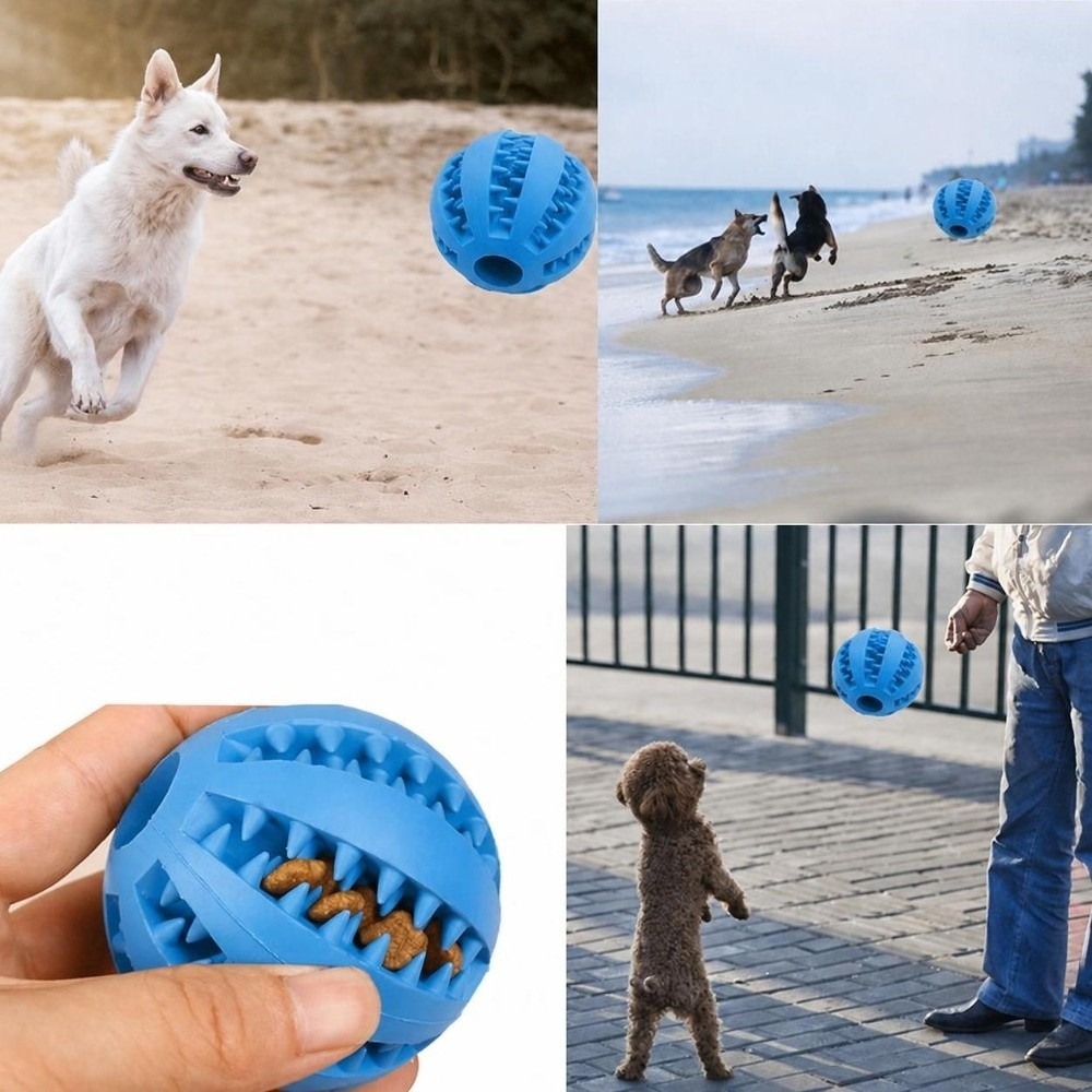 Rubberen kauwbal voor honden,  - Rubber Treat Dispensing Dog Toy recensie en prijs
