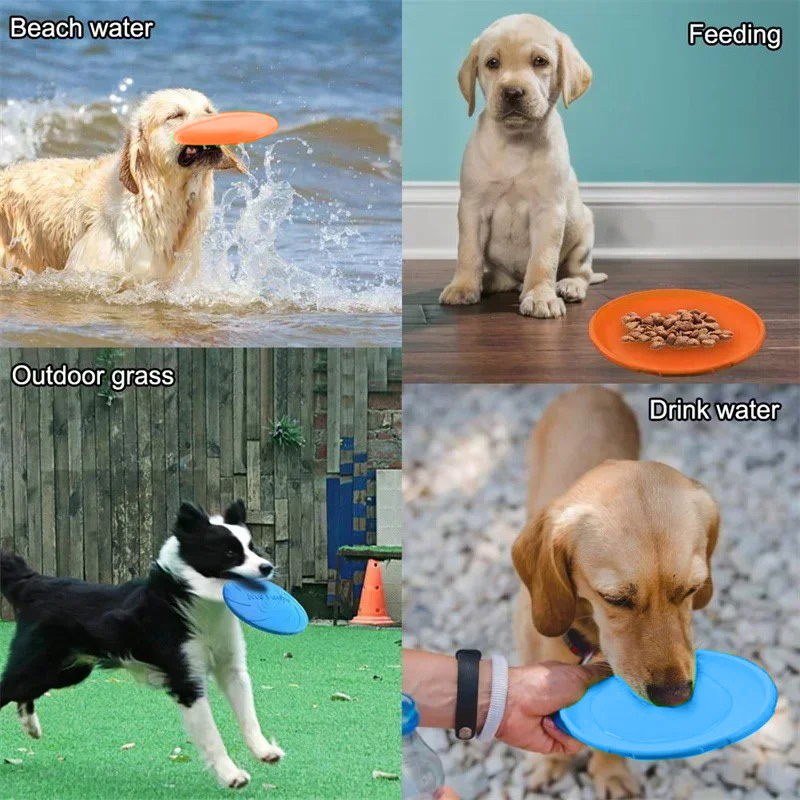 Meerkleurig Frisbeed hondenspe - Flying Disc Dog Training Toy recensie en prijs