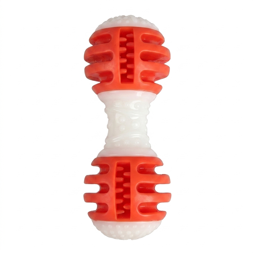 TPR rubberen hondenspeelgoed v - Rubber Treat Dispensing Dog Toy recensie en prijs