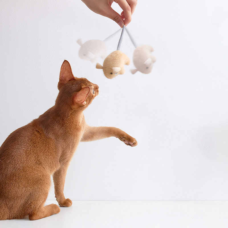 Pluche kattenkruid muizen spee - Catnip Interactive Plush Mouse recensie en prijs