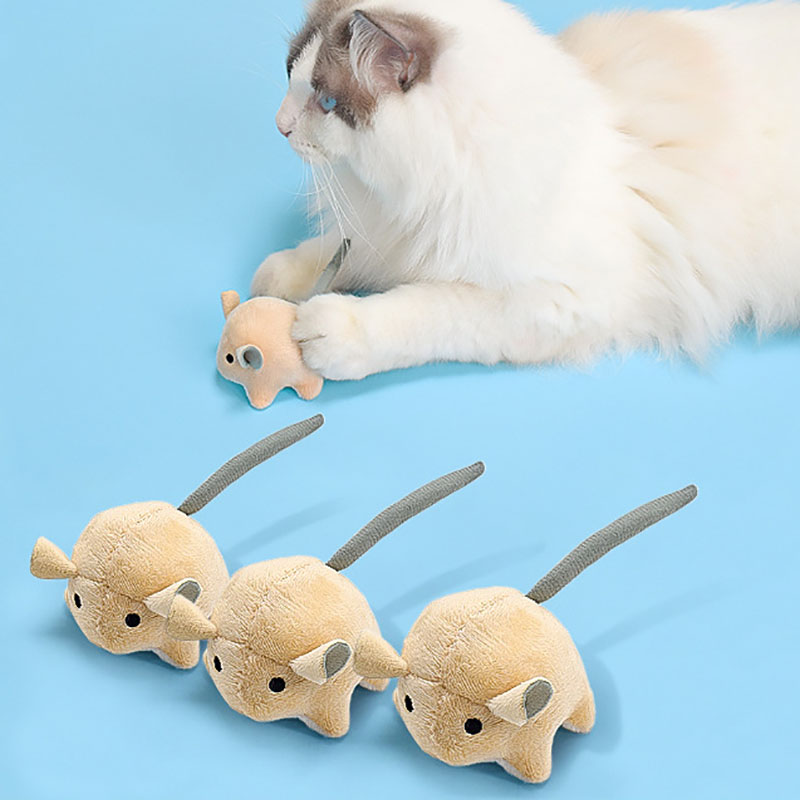 Pluche kattenkruid muizen spee - Catnip Interactive Plush Mouse recensie en prijs