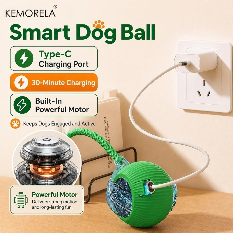 Nieuwe interactieve hondenbal, - Automatic Moving Dog Ball recensie en prijs
