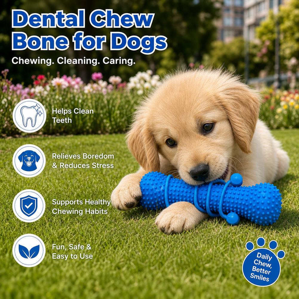 Kauwstok voor honden, in de vo - Teeth Cleaning Dog Chew Bone recensie en prijs