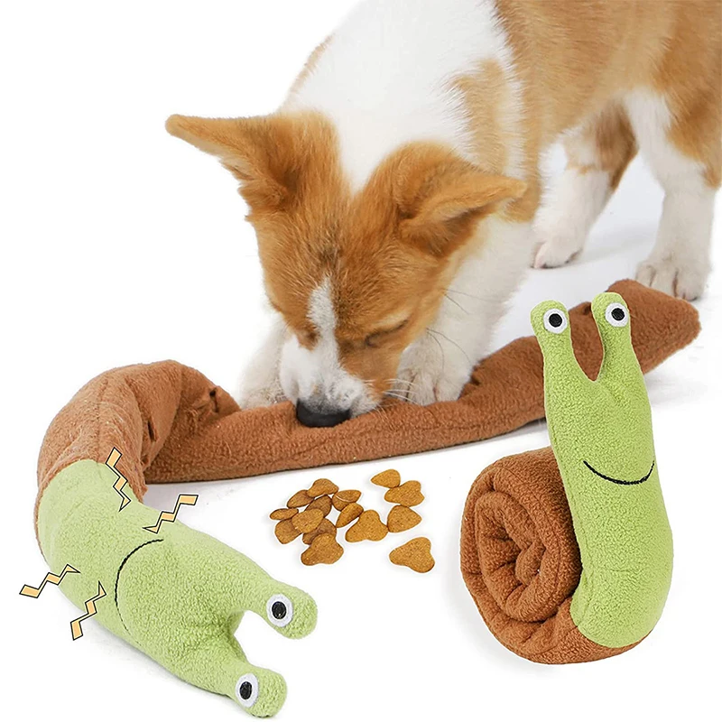 Piepende slak knuffel hondensp - Dog Puzzle Feeder Toy recensie en prijs