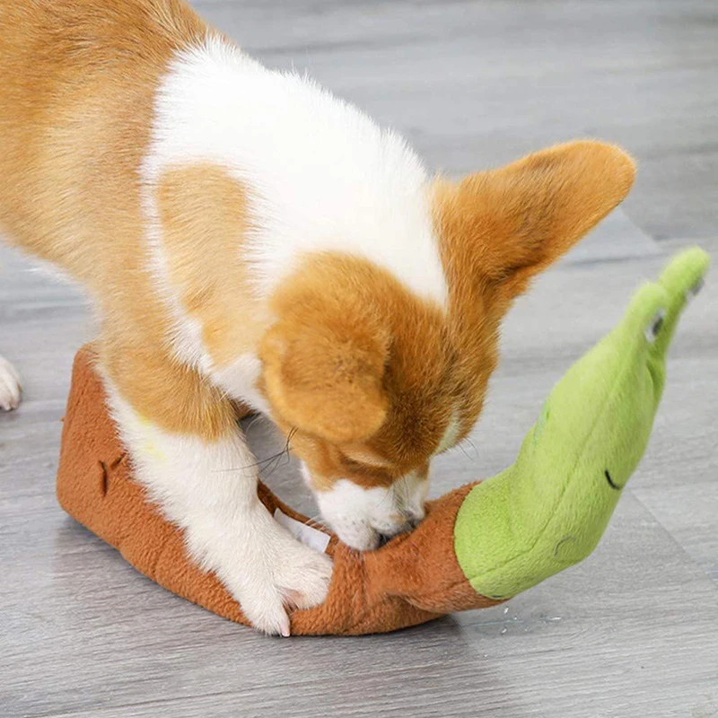 Piepende slak knuffel hondensp - Dog Puzzle Feeder Toy recensie en prijs