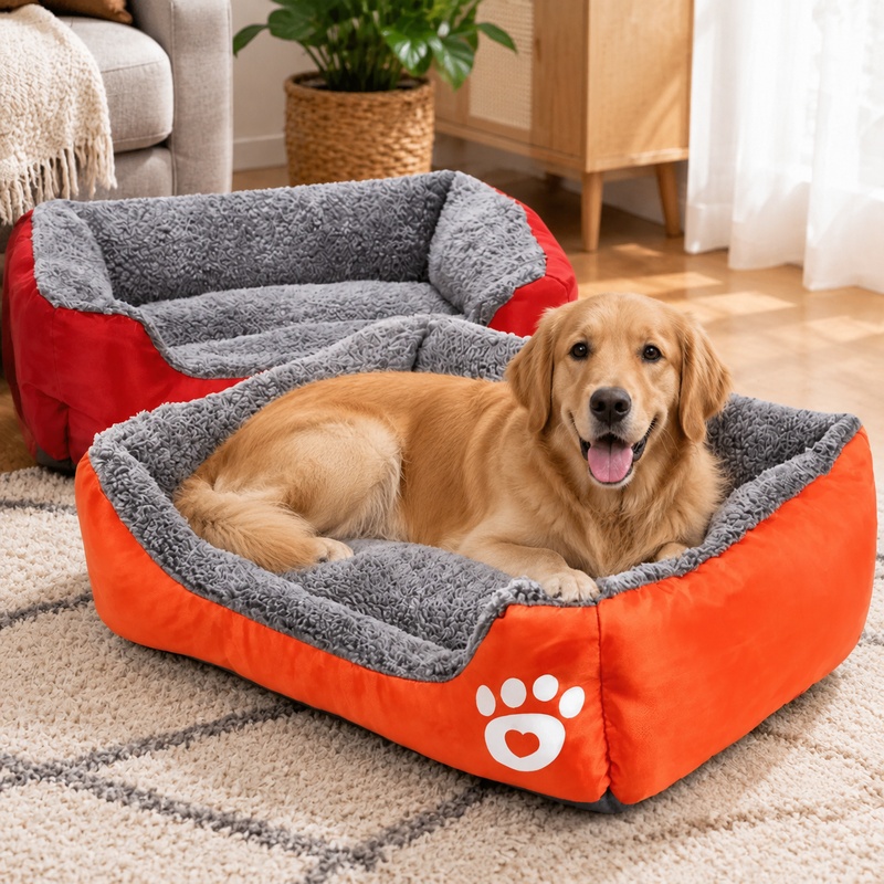 Zachte, pluche kussenbed voor  - Interactive Squeaky Plush Dog Toy recensie en prijs
