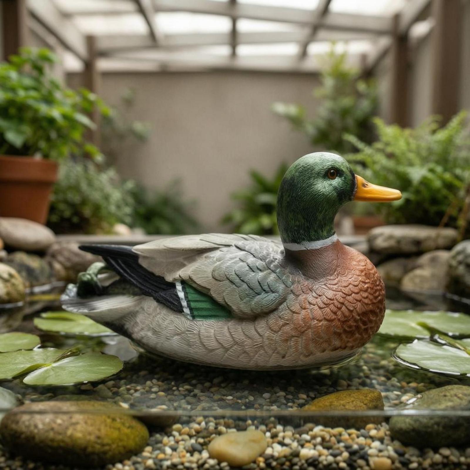 Harsen eendje beeldje, buiten  - Aquarium recensie en prijs